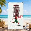 C-CristianoS R-Ronaldoo C-CR-R7 Asciugamano Microfibra asciugamano da spiaggia, ad asciugatura rapida, senza sabbia, fibra ultra-fine, super morbido.