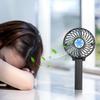 Portable Folding Fan Rechargeable 3 Gear Personal Hand Held Travel Fan Portable Intelligent Battery Powered Hand Fan For