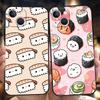 Luxury TPU Soft Phone Case For iPhone 17 Air 16E 16 11 15 14 Pro MAX 12 13 7 8 Plus X XR XS SE 2022 Cover Cute Cartoon Sushi