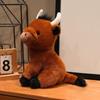 Cute Wholesale 27cm Cute Highland Cattle Plush Toy Lifelike Cattle Stuffed Animal Doll Classic Gift For Children Ranch Souvenirs