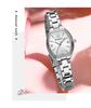 CURREN 9112 Women's Barrel Shape Waterproof Quartz Watch with Roman Numerals