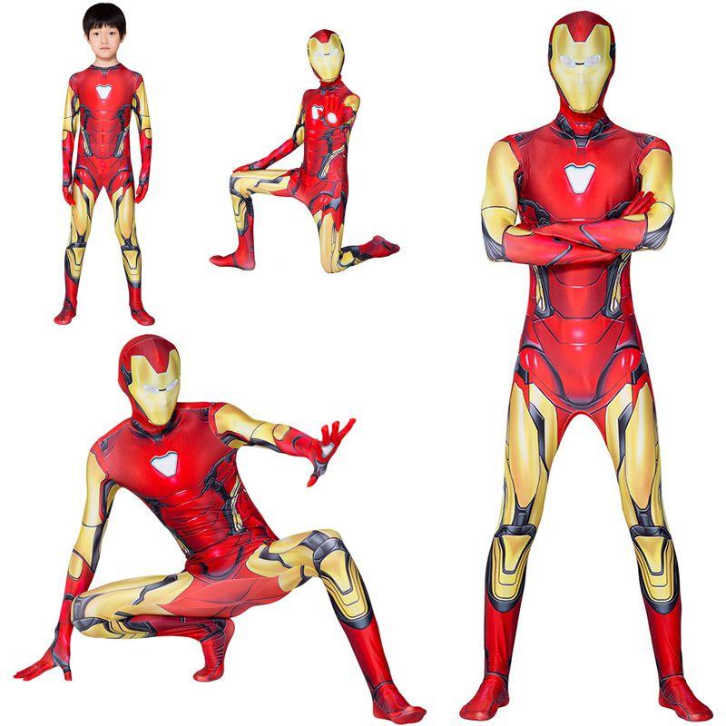 Endgame Mark Avengers 85 Cosplay Costume Zentai Suit  For Adult  Kids