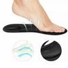 1 Pair Women and Men Insoles Soft Foam Breathable Sweat Absorbing Shock Absorbing Deodorization Arch Support Insole Black Men 40‑45