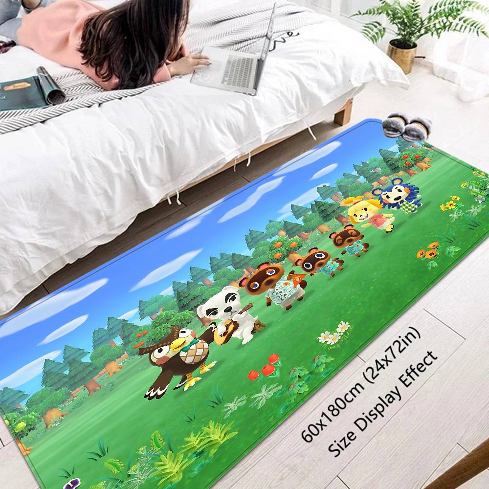 Animal C-Crossing Kitchen Mat Kids Room Bedroom Decoration Balcony Anti-Slip Doormat Living Room Alfombra