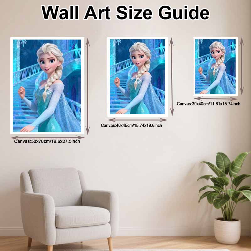 Disney 5d diamond painting Elsa Frozen diamond art painting diy handmade sticker gift, home decoration painting