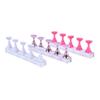 1Set False Nail Tips Practice Trainning Display Stand Holder Base Alloy Crystal Nail Art Polish Display Manicure Tools