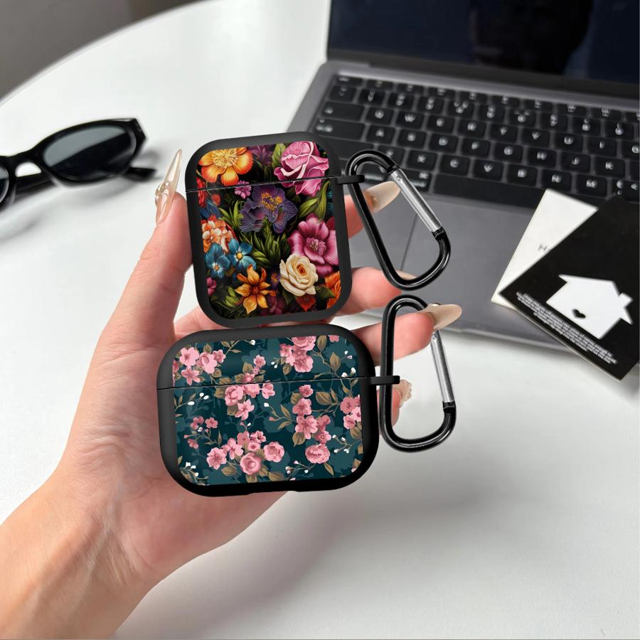 Case For Airpods 4 Pro 2 Pro2 3 Pro3 1 Earphone Cases Cover Little Floral Patterns Fashion