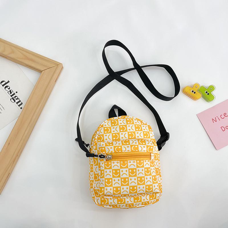 Adorable Children's Sling Bag In Fashionable Plaid Design Perfect For Toddlers