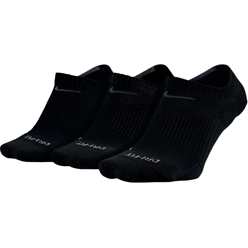 Nike Ankle Socks Unisex 3 Pack Black SX4834-001