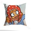 O-Ongezellig Mymy Yana pillowcase casual style decoration, suitable for home decoration (excluding pillow core)