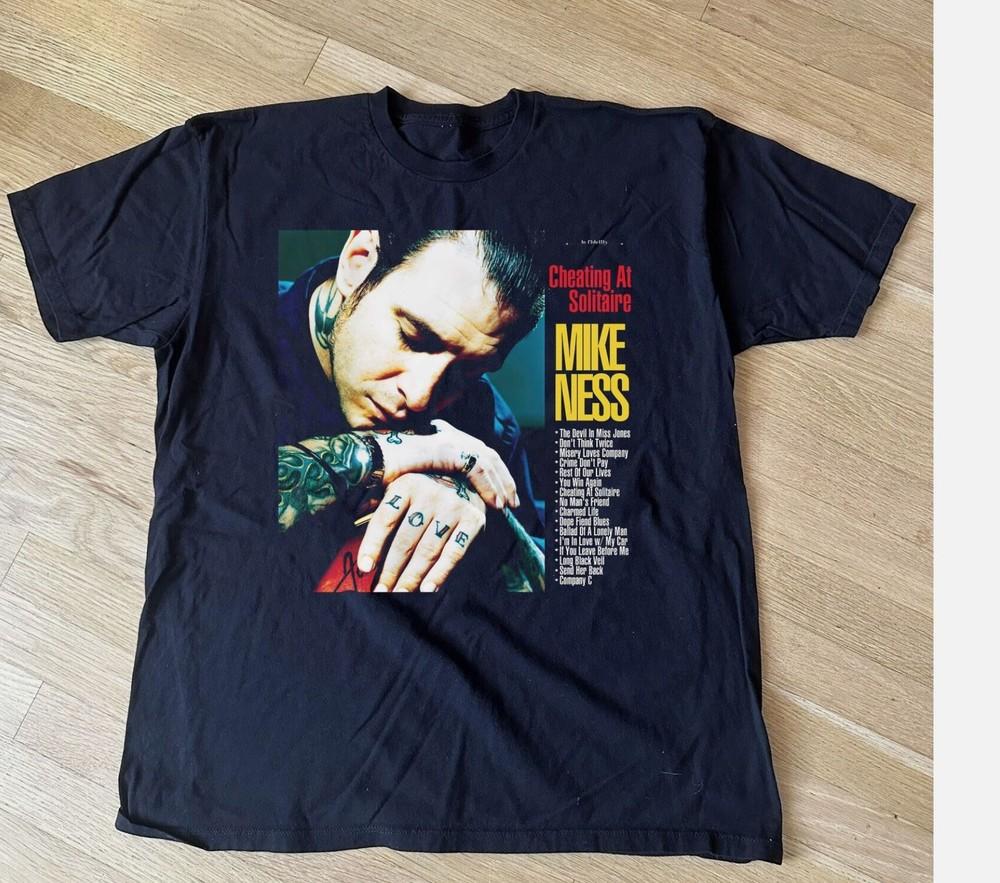 Collection Mike Ness  Social Distortion Band Poster Black All Size Shirt Unisex T-Shirt M