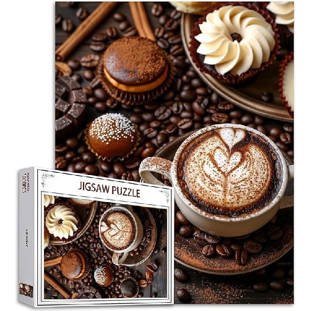 Пазлы Tucocoo на 1000 деталей для взрослых Пазл с картиной  Ржаной хлеб  Искусство выпечки маффинов 27x20 дюймов Пазлы на 1000 деталей для сложного семейного досуга 1000 Pieces