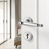 Golden Bedroom Door Lock Indoor Split Lock Zinc Alloy Door Handle Silent Locks Wood Door Safety Locks Doors Hardware Accessories
