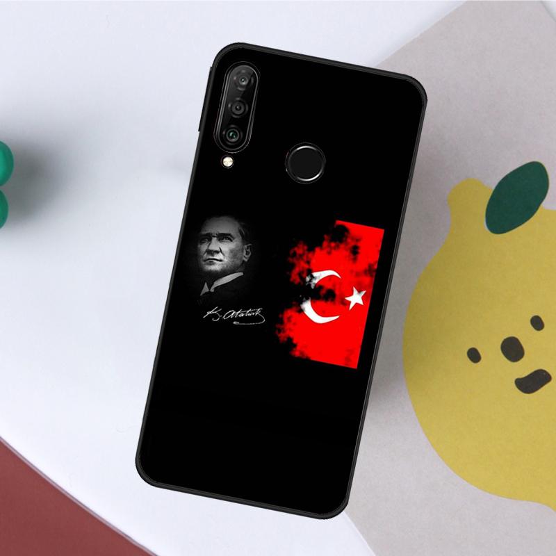 Turkish Ataturk Flag For Huawei Nova 5T 9 10 SE 11i 8i 7i 3i Nova Y70 Y60 Y61 Y90 P20 P40 Lite P60 P30 Pro Case