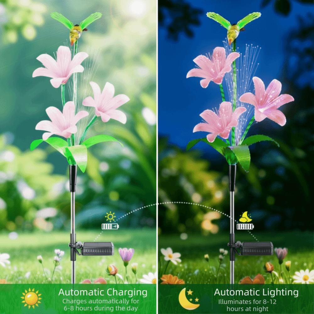 Solar Energy Solar Courtyard Lamp LED Light Lawn Decoration LED Lawn Lamp Courtyard Atmosphere Fiber Optic