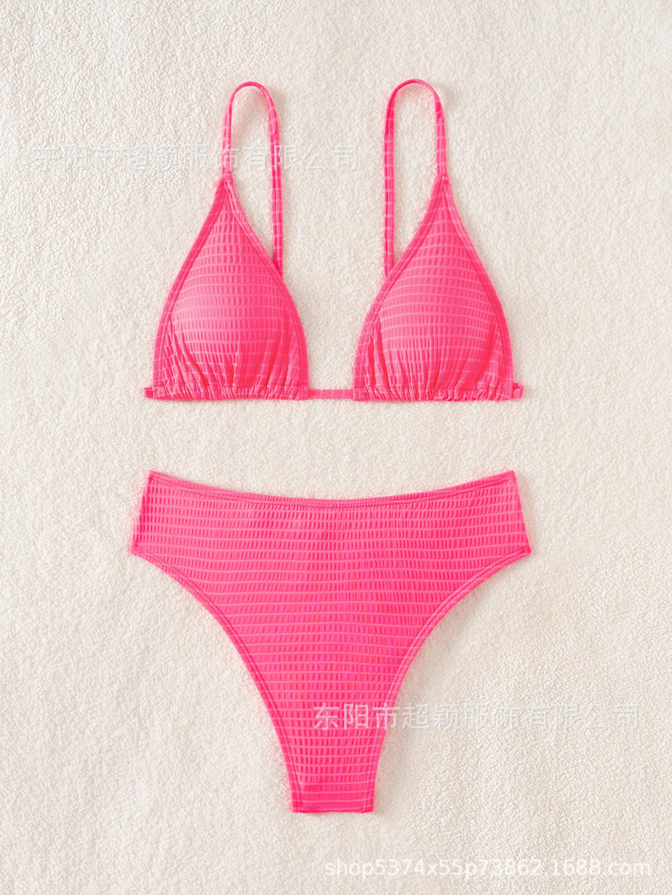 New Bikini Split Swimsuit Women S Sexy Backless Straps Adjustable Beach Vacation Swimsuit S