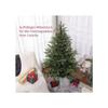 HOMCOM Sapin De Noël 150 Cm, Aspect Réaliste, Montage Rapide, Support Inclus, Plastique Ignifuge