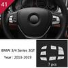 For BMW 3 4 Series 3GT F30 F32 F34 Car Styling Interior Gearshift AC CD Button Panel Door Armrest Decoration Cover Trim Sticker MQHWD1