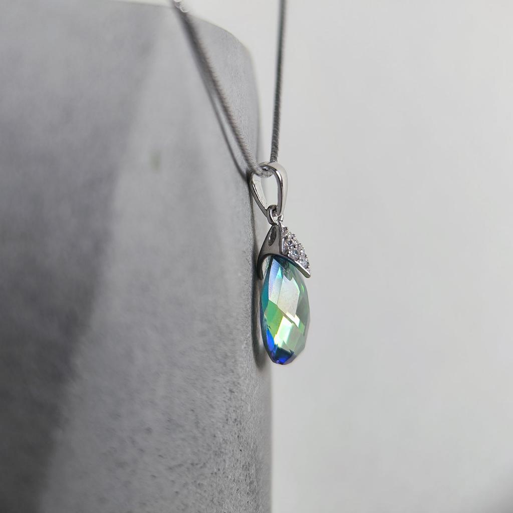 Серебряная подвеска с мистик топазом 3.365ct (2203797)