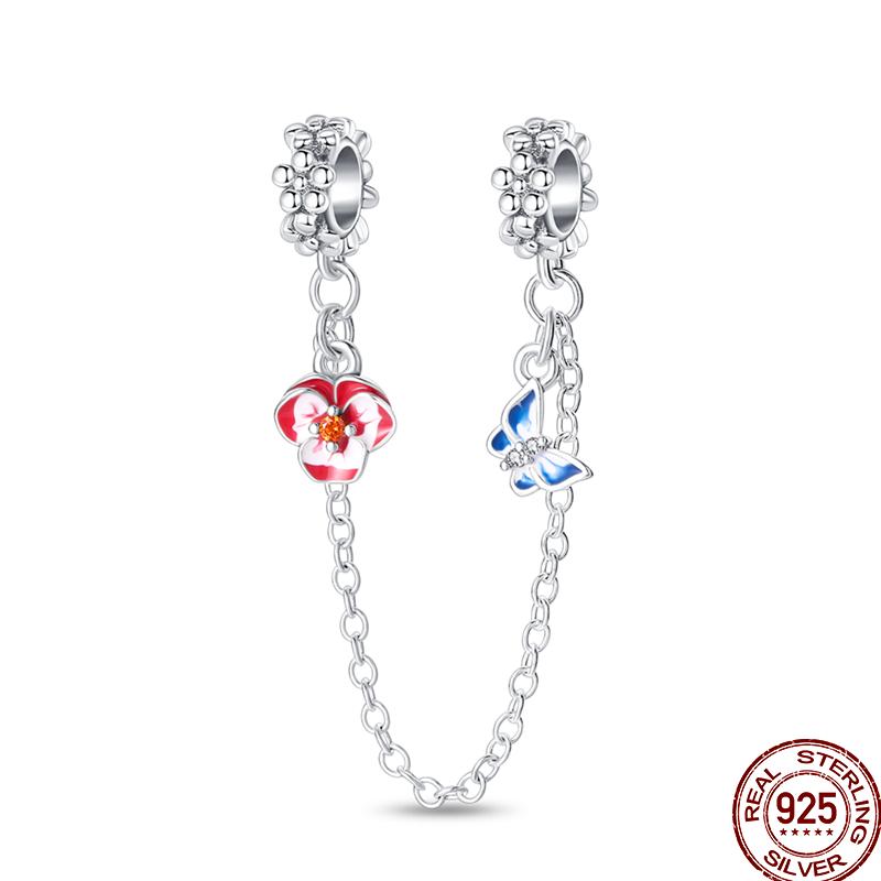 Copper Shiny Zircon Chain Series Beaded Beads Suitable For Pan Original Bracelet Diy Jewelry Gift