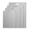 Stainless Steel Cutting Board for Kitchen Chopping Board for Meat and Vegetables Easy to Clean and Space Saving Design