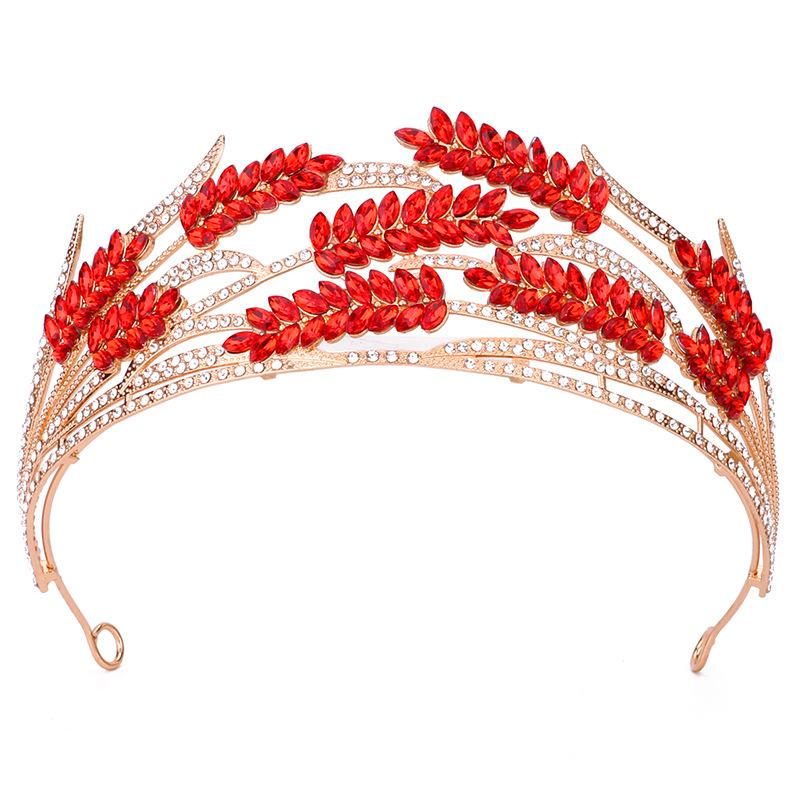 Luxurious and Fashionable Bridal Crown Wedding Dress Style Photo Crown Super Sparkling Rhinestone Tiara