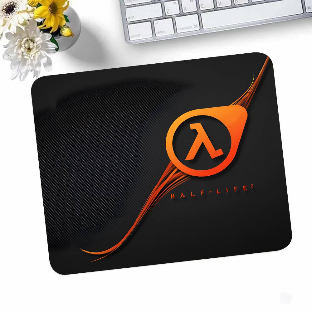 Game Half-Life Mousepad Small LockEdge Mouse Pad For Gamers Computer Desk Pad Rectangular Anti-slip Rubber