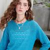 Women's Thin Hollow Out Loose Knitted Top
