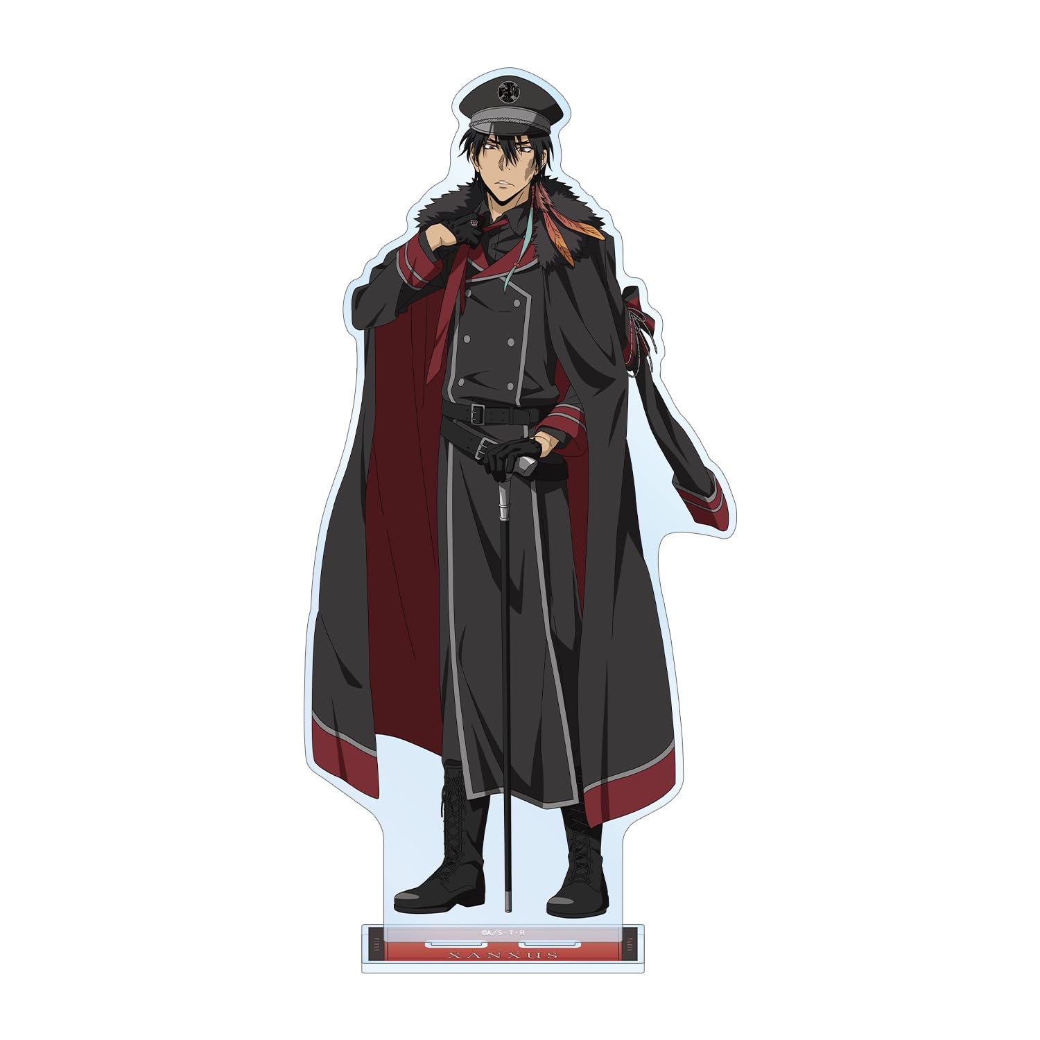 

Katekyo Hitman Reborn Оригинальная иллюстрация Занкуса [10 лет спустя] Черная Военная Версия. Очень большая акриловая подставка