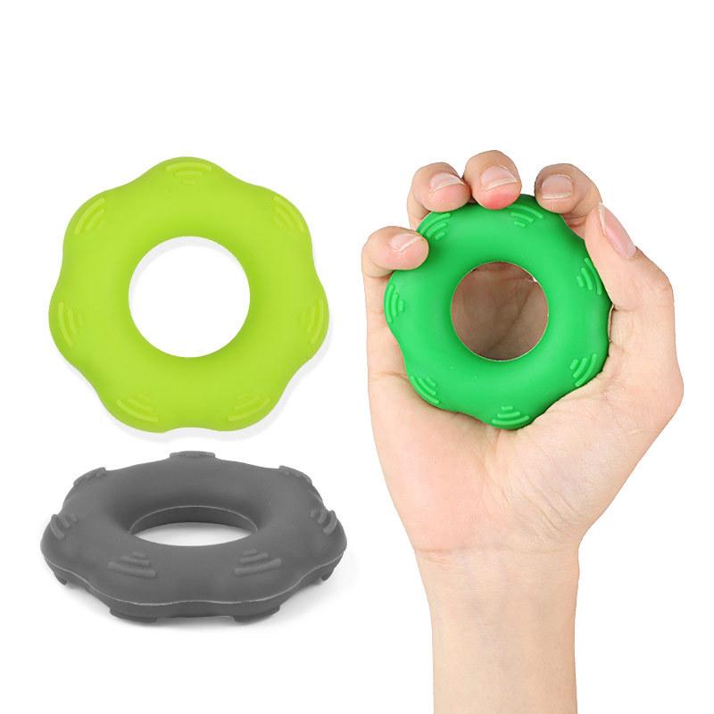 Multi-color Gear Type Silicone Grip Ring Female Exercise Massage Bump O-grip Hand Trainer