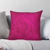 Federa per Cuscino Quadrata Solida Viva Magenta Pantone Poliestere Lino Velluto Zip Creativa Decorazione Federa per Cuscino da Lancio Copricuscino per Stanza