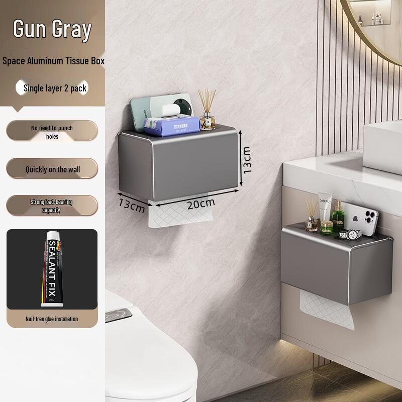 SPACEXPERT Space Aluminum Waterproof Toilet Paper Holder