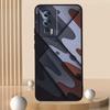 Creative camouflage pattern Phone Case For Xiaomi Redmi 12 13C 12C 13 10C 9T A2 9A 9C 7A Note 10S 8T 10 9 8 Pro 4G 5G Black