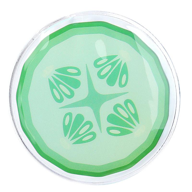 Cute Cartoon Round Fruit Cold Compress Ice Bag Eye Patch Remove Dark Circles Moisturizing Beauty Relaxation Mask