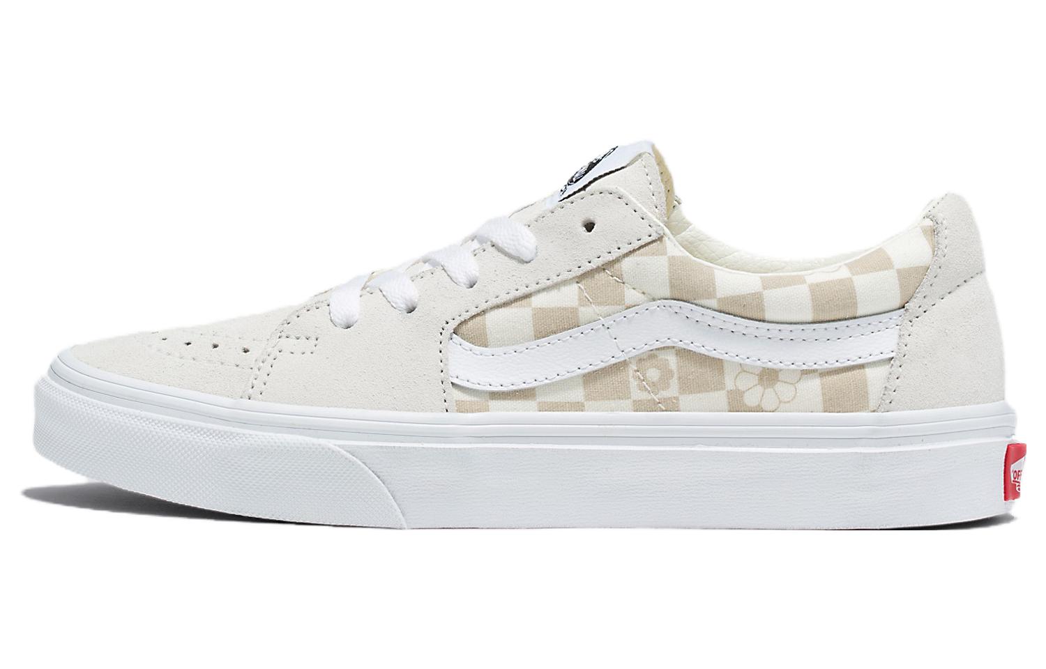 Vans Sk8 Low Цветочный Клетка Белый Женские VN0009QRFS8 36