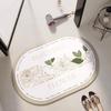 Diatom Mud Mat Bath Area Non-slip Cushion Rural Home Toilet Entry Entry Quick Drying Soft Carpet Foot Mat Moisture-wicking