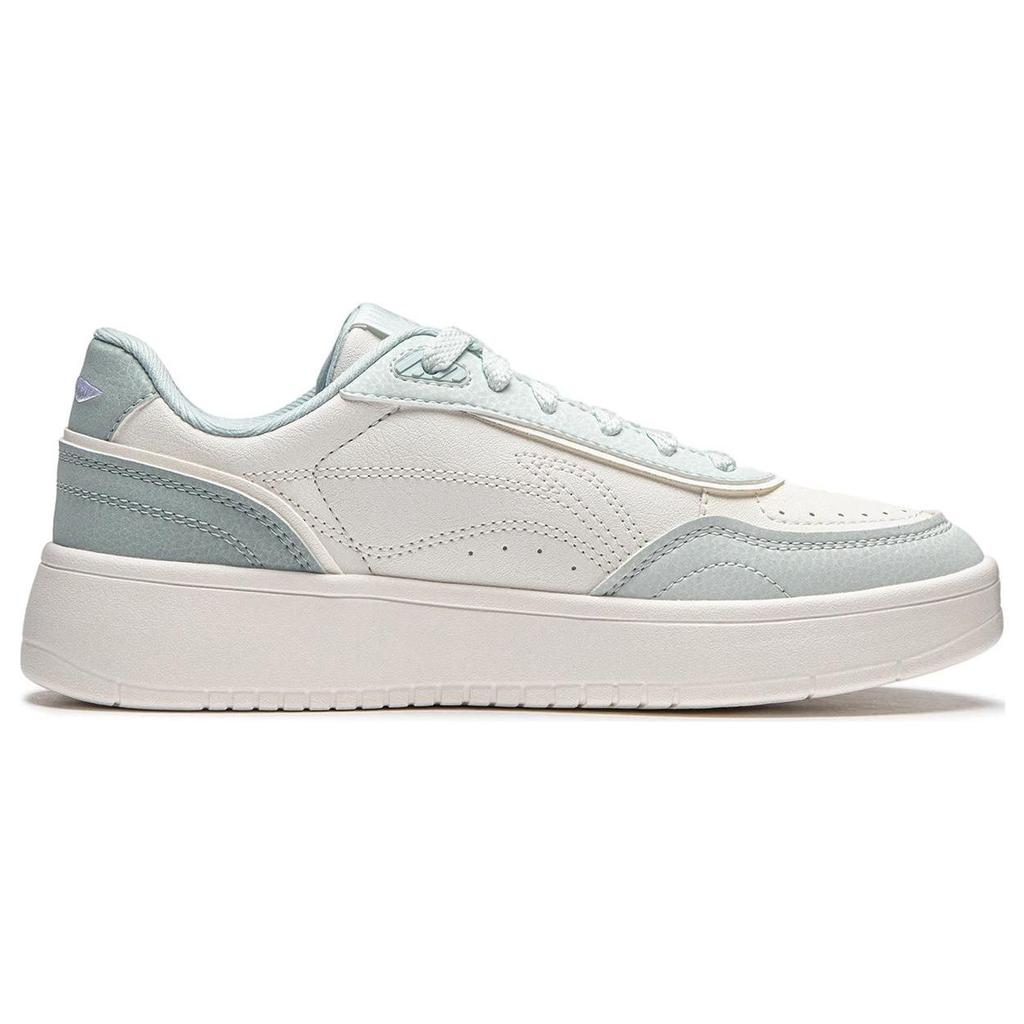 Li Ning Su Su Versatile Casual Comfortable Thick Sole Height Increasing Sneakers Women Sneakers White Blue AGCU112-4