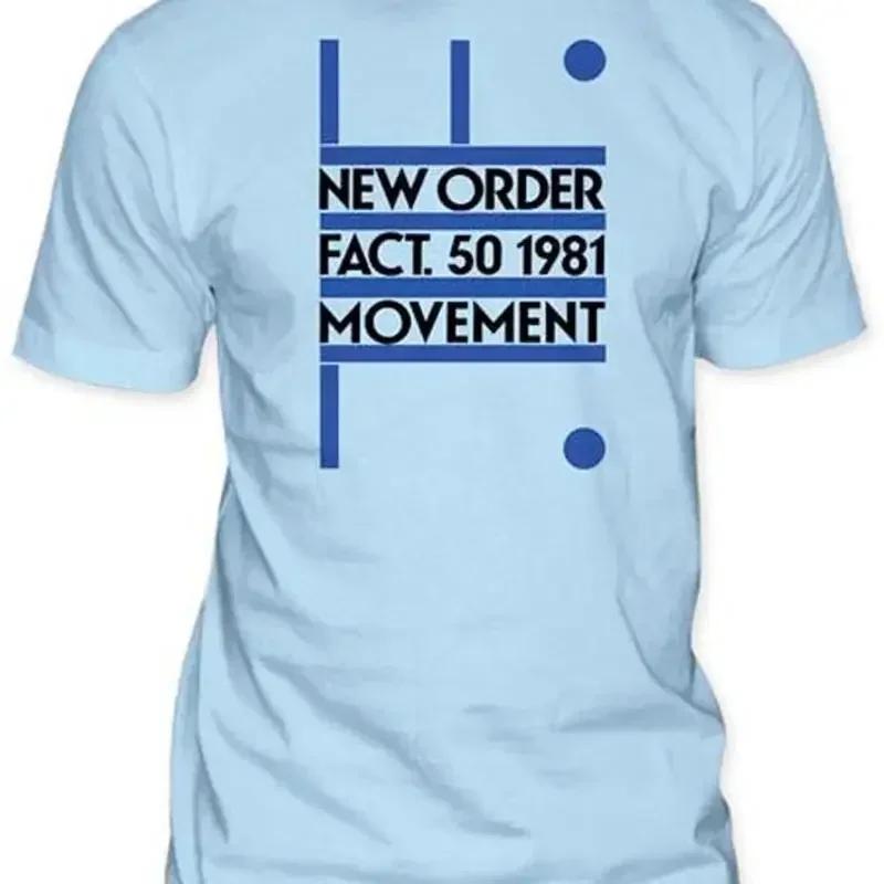 New Order Moveunisext X Large Light Blue T Shirt