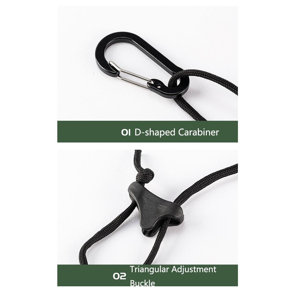 Adjustable Portable Storage Lanyard Multifunctional Camping Hanging Rope  Camping