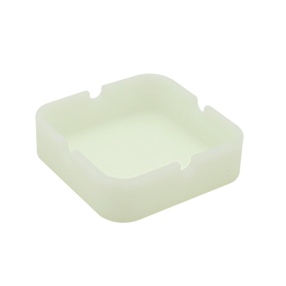 Round Soft Silicone Camouflage Ashtray with Logo - Multi-color Smoking Accessory Holder