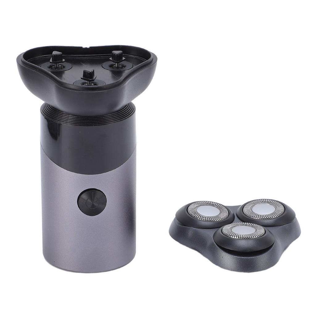 Electric Shaver Men Face Rechargeable Washable Portable Aluminum Alloy 3 Head Digital Display 081