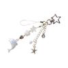 Contemporary Dolphin Keychain Metal Bag Charm Retro Design Keyring Compact Travel Accessory Pendat Bag Pendant