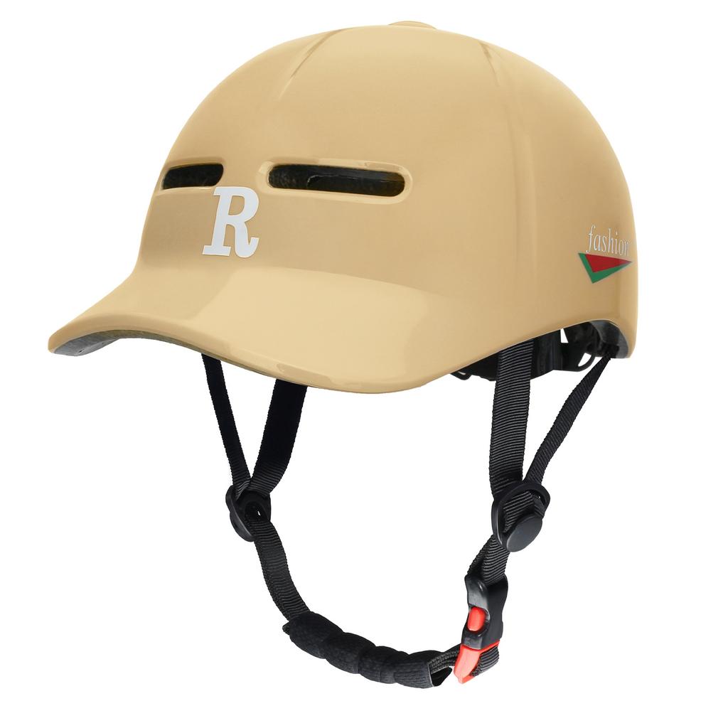 Integrated forming cap bicycle riding commuter four seasons electric battery bicycle helmet skateboard roller skating baseball