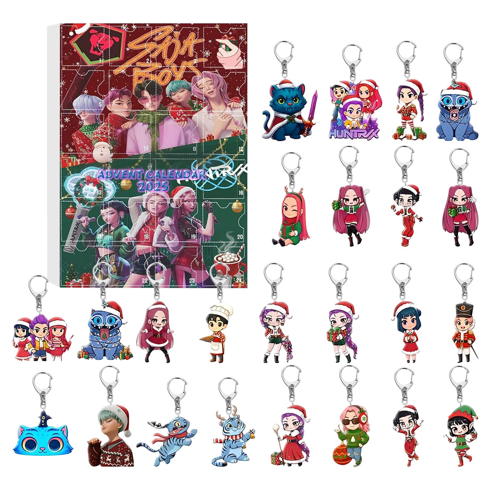 

2D Acrylic Flat Mystery Box, Containing 24 Pendants, Perfect As A Holiday Gift. One Size