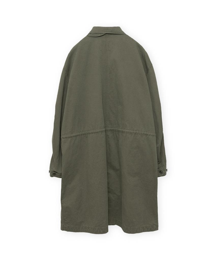 Brownyard Washed Field Coat, Olive Grey