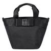 ANA McQueen Ribbon Tote Bag (2-Way) (Black X Black)