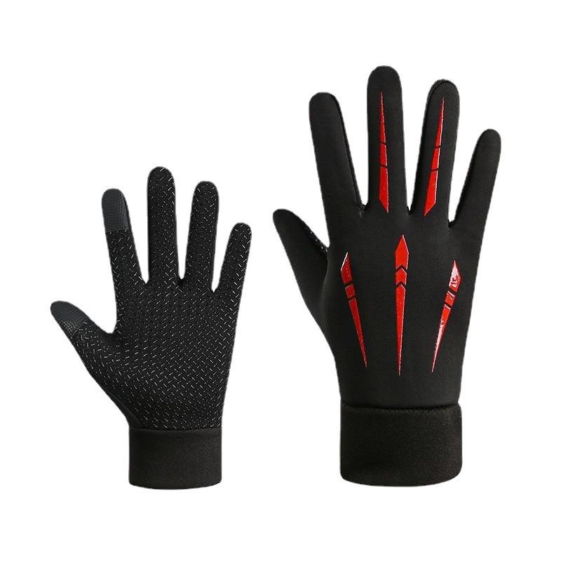 Warm Gloves for Men Outdoor Cycling Sports Windproof Waterproof Non Slip Touch Screen Mountaineering Motorcycle Autumn and Winter Gloves