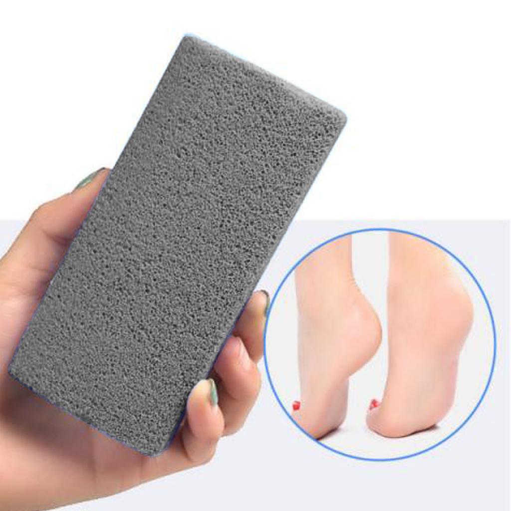 Glass Foot File Stone Dead Skin Removal Hard Skin Callus Remover Pedicure Tool for Foot Care Gray