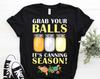 Grab Your Balls It's Canning Season T-Shirt, Funny Canning Food Gift, Cute Homesteader Glass Ball Jar Vintage T Shirts, Mom, Kid, Grandma,