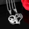 Her Matching Puzzle Stainless Steel Couples
